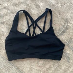 Black sports bra